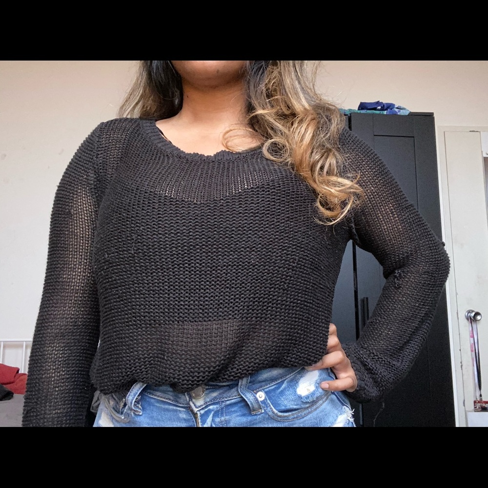 Sheer H&M sweater